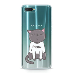 Lex Altern TPU Silicone Oppo Case Meow Kawaii Cat