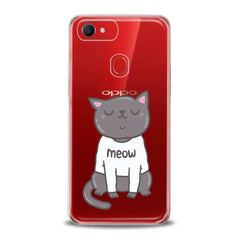 Lex Altern TPU Silicone Oppo Case Meow Kawaii Cat