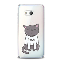 Lex Altern TPU Silicone HTC Case Meow Kawaii Cat