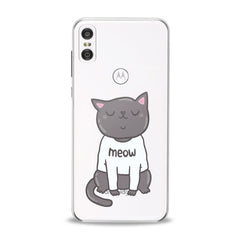 Lex Altern TPU Silicone Motorola Case Meow Kawaii Cat