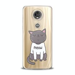 Lex Altern TPU Silicone Motorola Case Meow Kawaii Cat