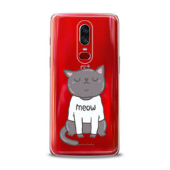 Lex Altern TPU Silicone OnePlus Case Meow Kawaii Cat