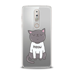 Lex Altern TPU Silicone Nokia Case Meow Kawaii Cat