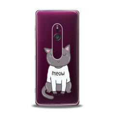 Lex Altern TPU Silicone Sony Xperia Case Meow Kawaii Cat