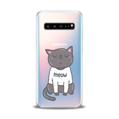 Lex Altern TPU Silicone Samsung Galaxy Case Meow Kawaii Cat