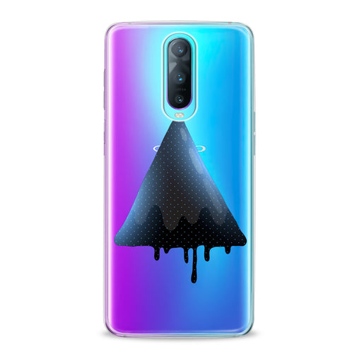 Lex Altern Blue Watercolor Triangle Oppo Case