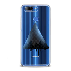 Lex Altern TPU Silicone Lenovo Case Blue Watercolor Triangle