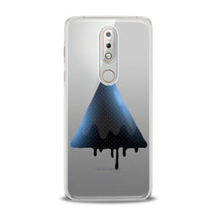 Lex Altern Blue Watercolor Triangle Nokia Case