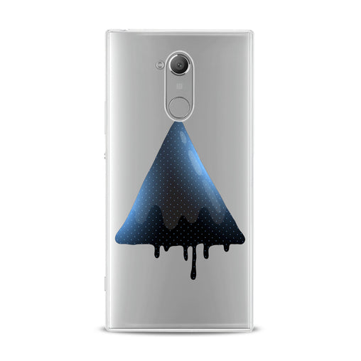 Lex Altern Blue Watercolor Triangle Sony Xperia Case