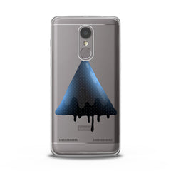 Lex Altern TPU Silicone Lenovo Case Blue Watercolor Triangle