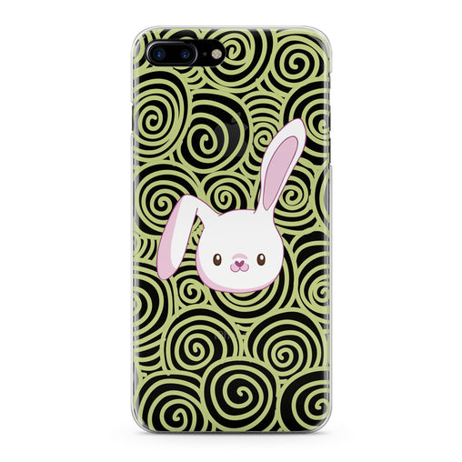 Lex Altern White Bunny Print Phone Case for your iPhone & Android phone.