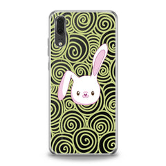 Lex Altern White Bunny Print Huawei Honor Case