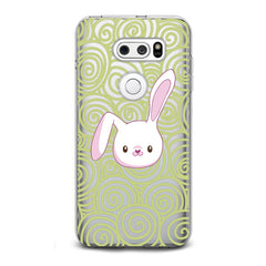 Lex Altern TPU Silicone LG Case White Bunny Print