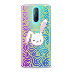 Lex Altern TPU Silicone Oppo Case White Bunny Print