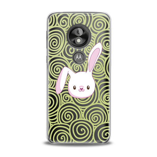 Lex Altern White Bunny Print Motorola Case