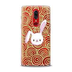 Lex Altern TPU Silicone OnePlus Case White Bunny Print