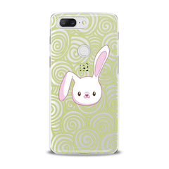 Lex Altern TPU Silicone OnePlus Case White Bunny Print