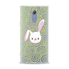 Lex Altern TPU Silicone Sony Xperia Case White Bunny Print