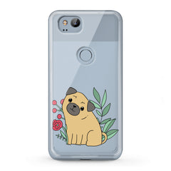 Lex Altern TPU Silicone Google Pixel Case Cute Puppy Pug Dog