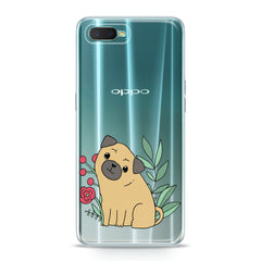 Lex Altern TPU Silicone Oppo Case Cute Puppy Pug Dog