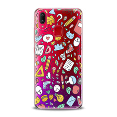 Lex Altern TPU Silicone VIVO Case School Items Art