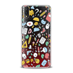 Lex Altern TPU Silicone VIVO Case School Items Art