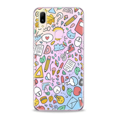 Lex Altern TPU Silicone VIVO Case School Items Art