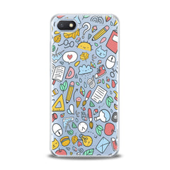 Lex Altern TPU Silicone Xiaomi Redmi Mi Case School Items Art