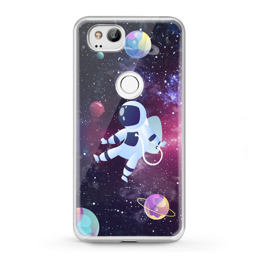 Lex Altern Google Pixel Case Drawing Astronaut