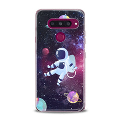 Lex Altern TPU Silicone Phone Case Drawing Astronaut