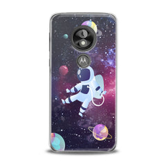 Lex Altern TPU Silicone Motorola Case Drawing Astronaut