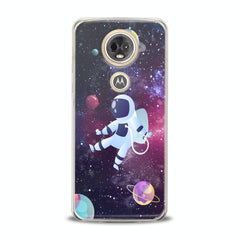 Lex Altern TPU Silicone Motorola Case Drawing Astronaut