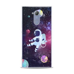 Lex Altern TPU Silicone Sony Xperia Case Drawing Astronaut