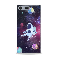 Lex Altern TPU Silicone Sony Xperia Case Drawing Astronaut