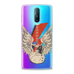 Lex Altern TPU Silicone Oppo Case Wings Guitar Art