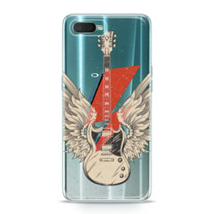 Lex Altern TPU Silicone Oppo Case Wings Guitar Art