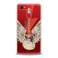 Lex Altern TPU Silicone Oppo Case Wings Guitar Art