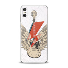 Lex Altern TPU Silicone Motorola Case Wings Guitar Art