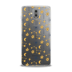 Lex Altern TPU Silicone Phone Case Yellow Constellations