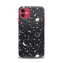 Lex Altern TPU Silicone iPhone Case White Constellation Art