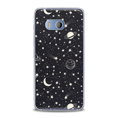 Lex Altern TPU Silicone HTC Case White Constellation Art