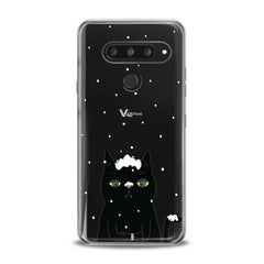 Lex Altern TPU Silicone LG Case Black Snowy Cat