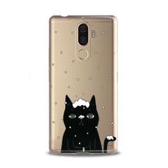 Lex Altern Black Snowy Cat Lenovo Case