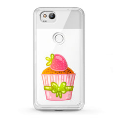 Lex Altern TPU Silicone Google Pixel Case Strawberry Cupcake