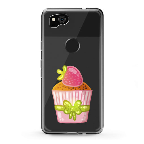 Lex Altern Google Pixel Case Strawberry Cupcake