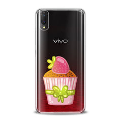 Lex Altern TPU Silicone VIVO Case Strawberry Cupcake