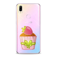 Lex Altern TPU Silicone VIVO Case Strawberry Cupcake