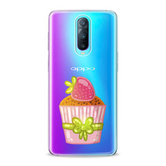 Lex Altern TPU Silicone Oppo Case Strawberry Cupcake