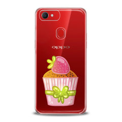 Lex Altern TPU Silicone Oppo Case Strawberry Cupcake