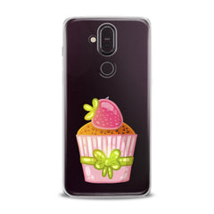 Lex Altern TPU Silicone Nokia Case Strawberry Cupcake